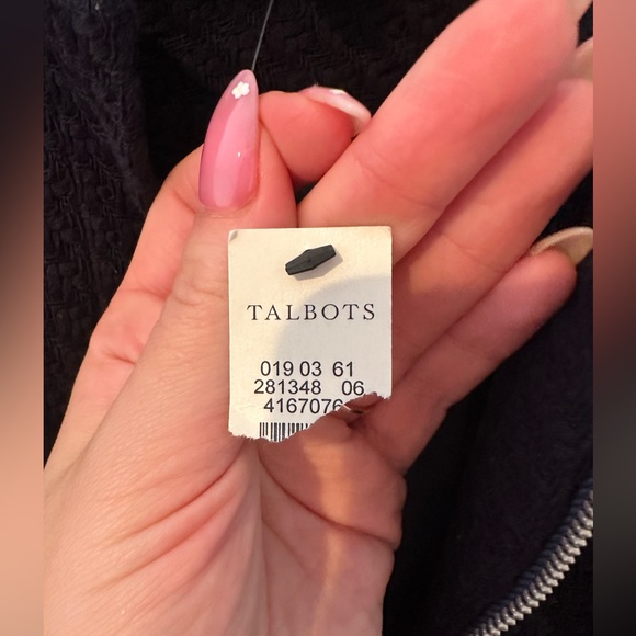 Talbots - Textured Zip Up Blazer - Picture 4 of 7